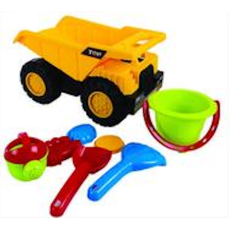 Beach Tip Truck & Accessories Play-Set - 37 x 21cm